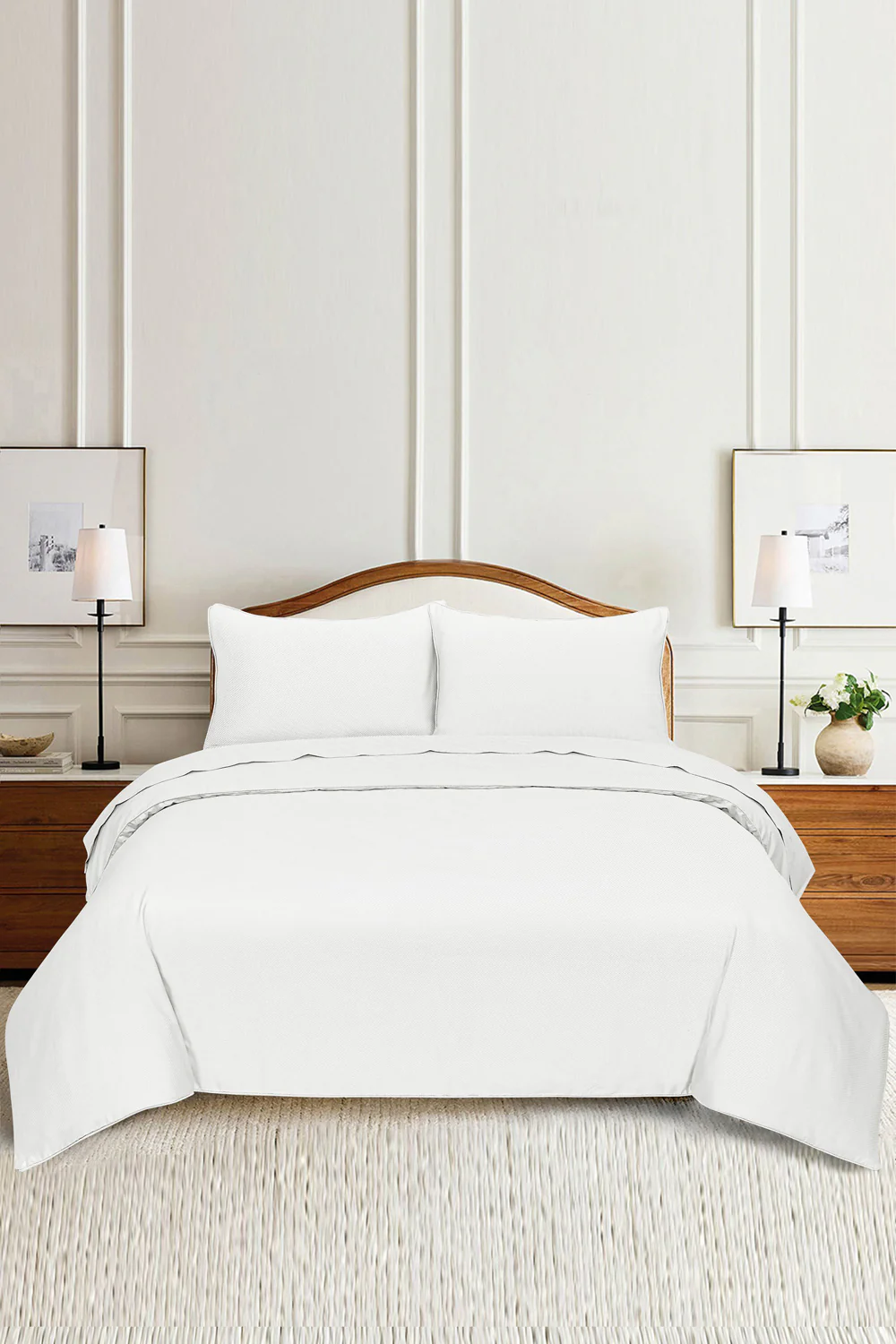 White Cube Dobby Quilt Cover Set - Image 4