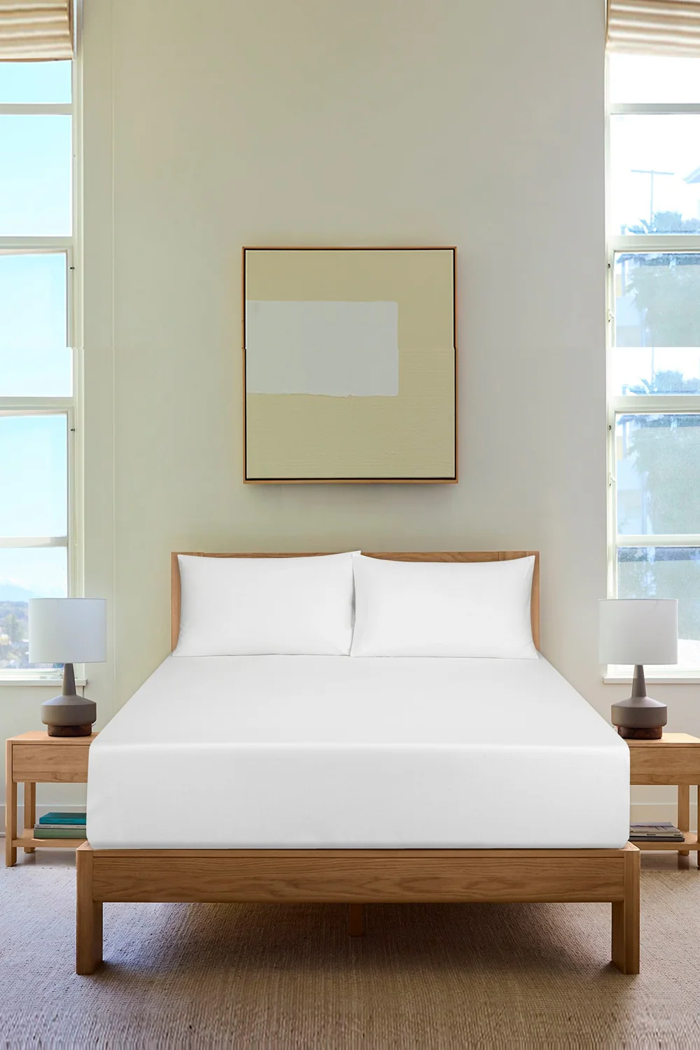 White Glow Dyed Fitted Sheet - Image 2