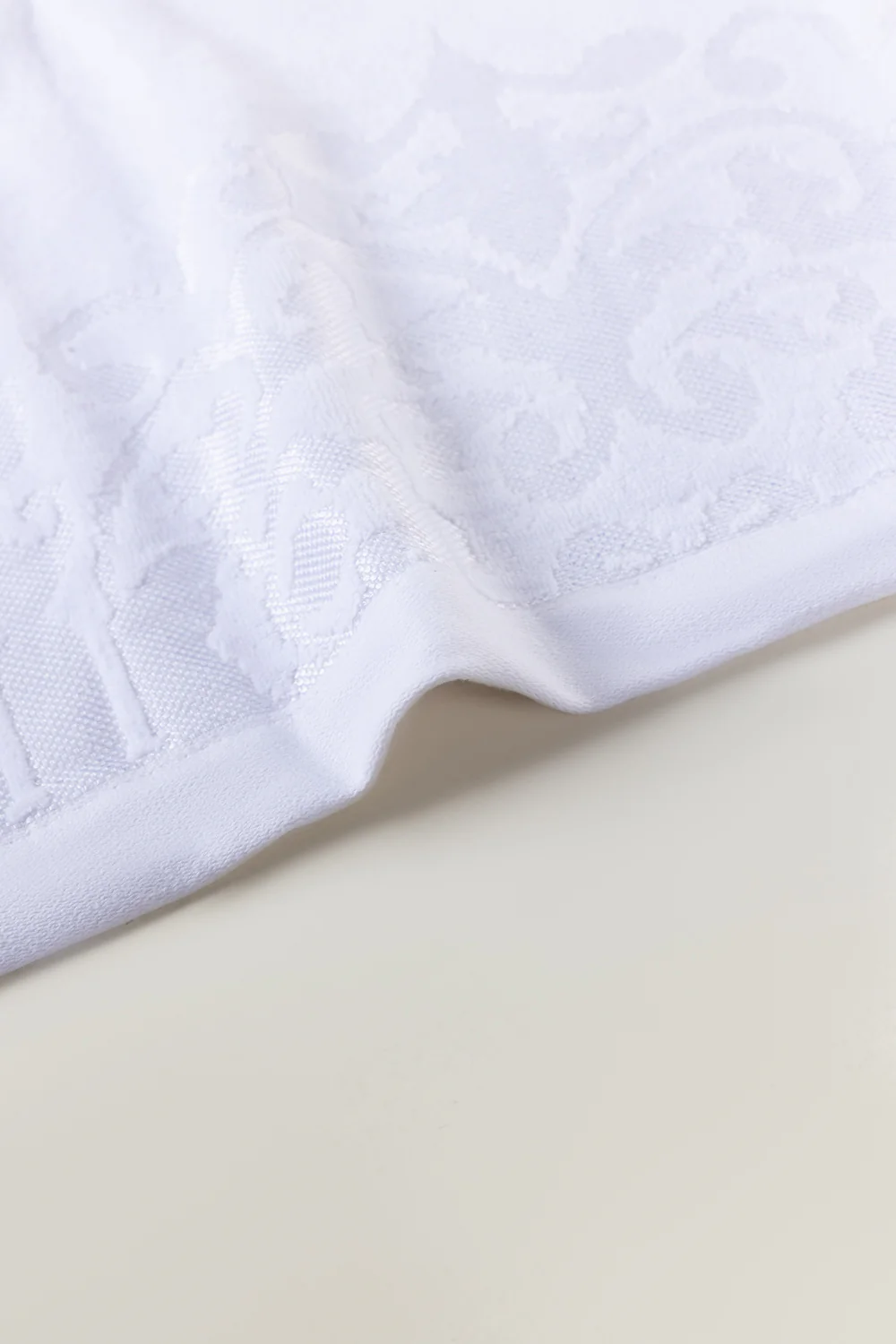 White Jacquard Dyed Towel 25 - Image 5