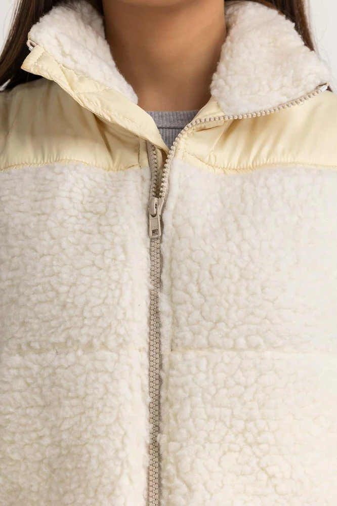White Puffer Jacket - Image 4