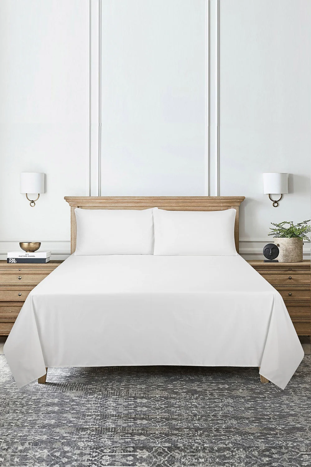 White T-600 Bed Sheet Set 25 - Image 2