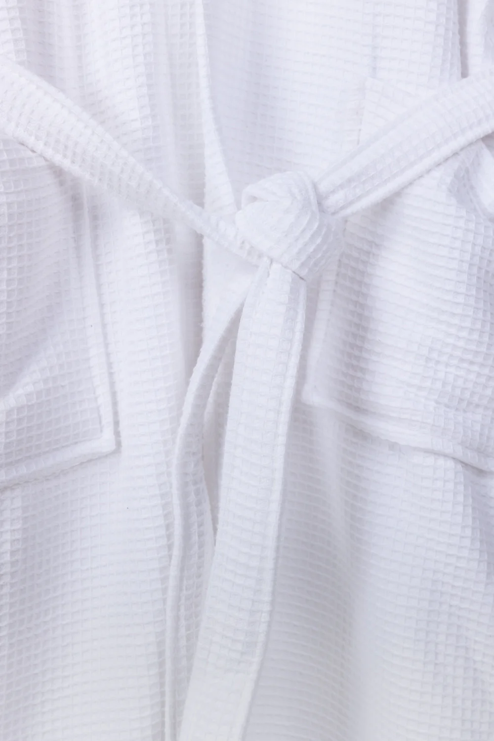 White Waffle Bathrobe 25 - Image 3