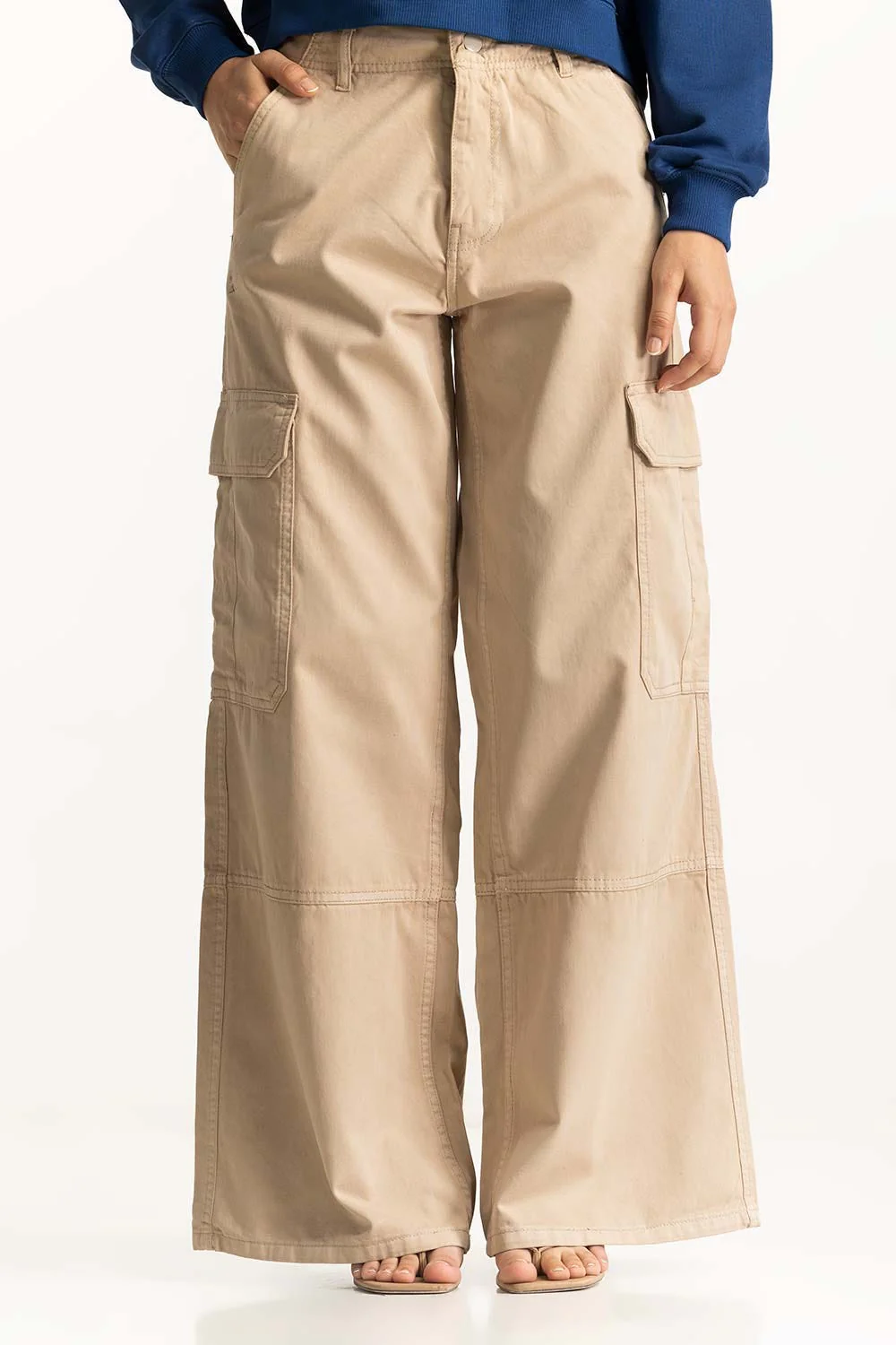 Wide Leg Cargo Pants - Image 5