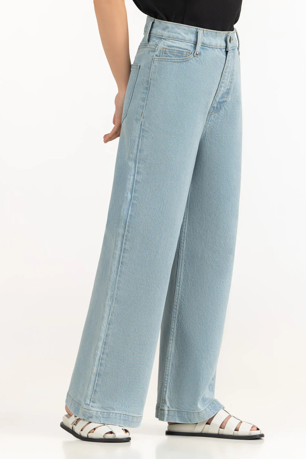 Wide Leg Fit Jeans - Image 5