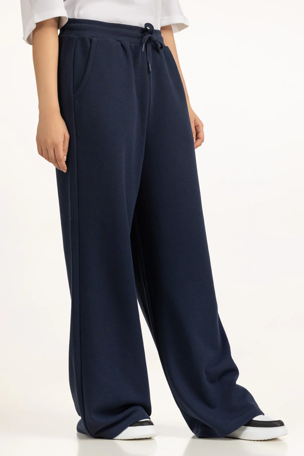 Wide Leg Fit Trousers - Image 3