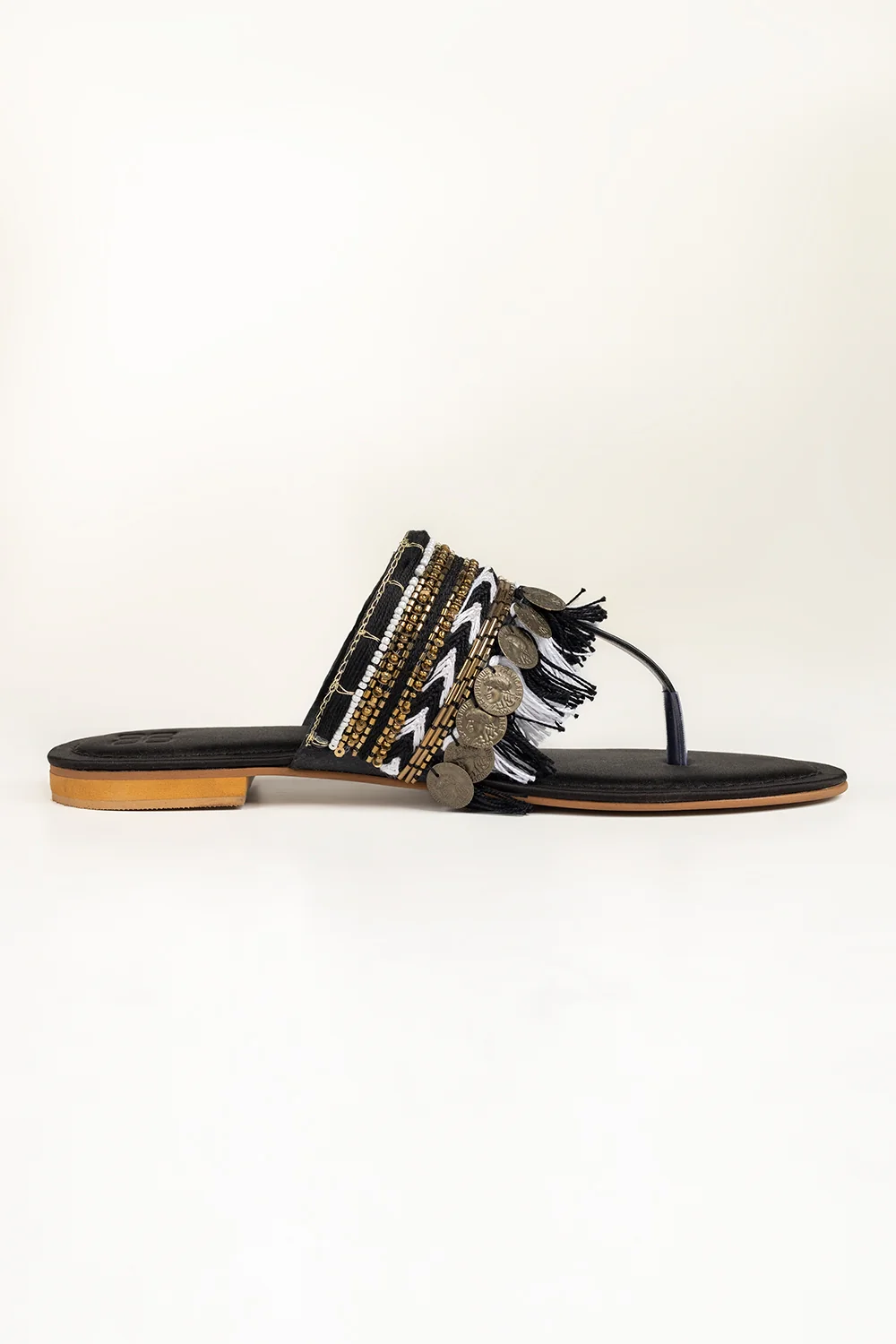 Women Black Kolhapuri - Image 3