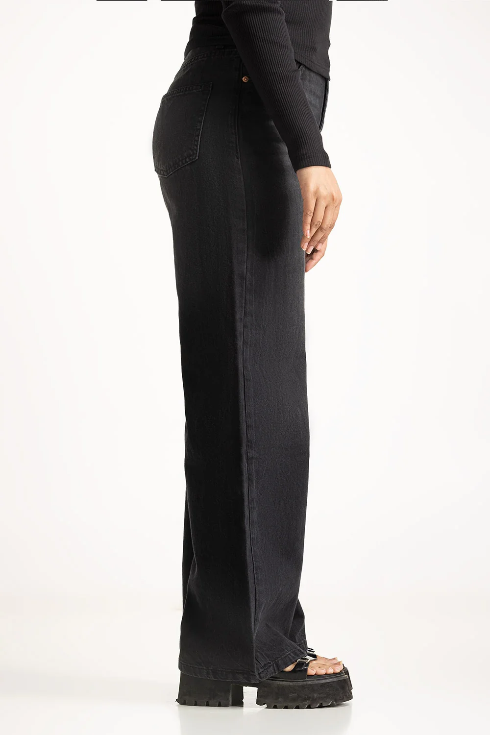 Women Denim Jeans Wide Leg - Image 3