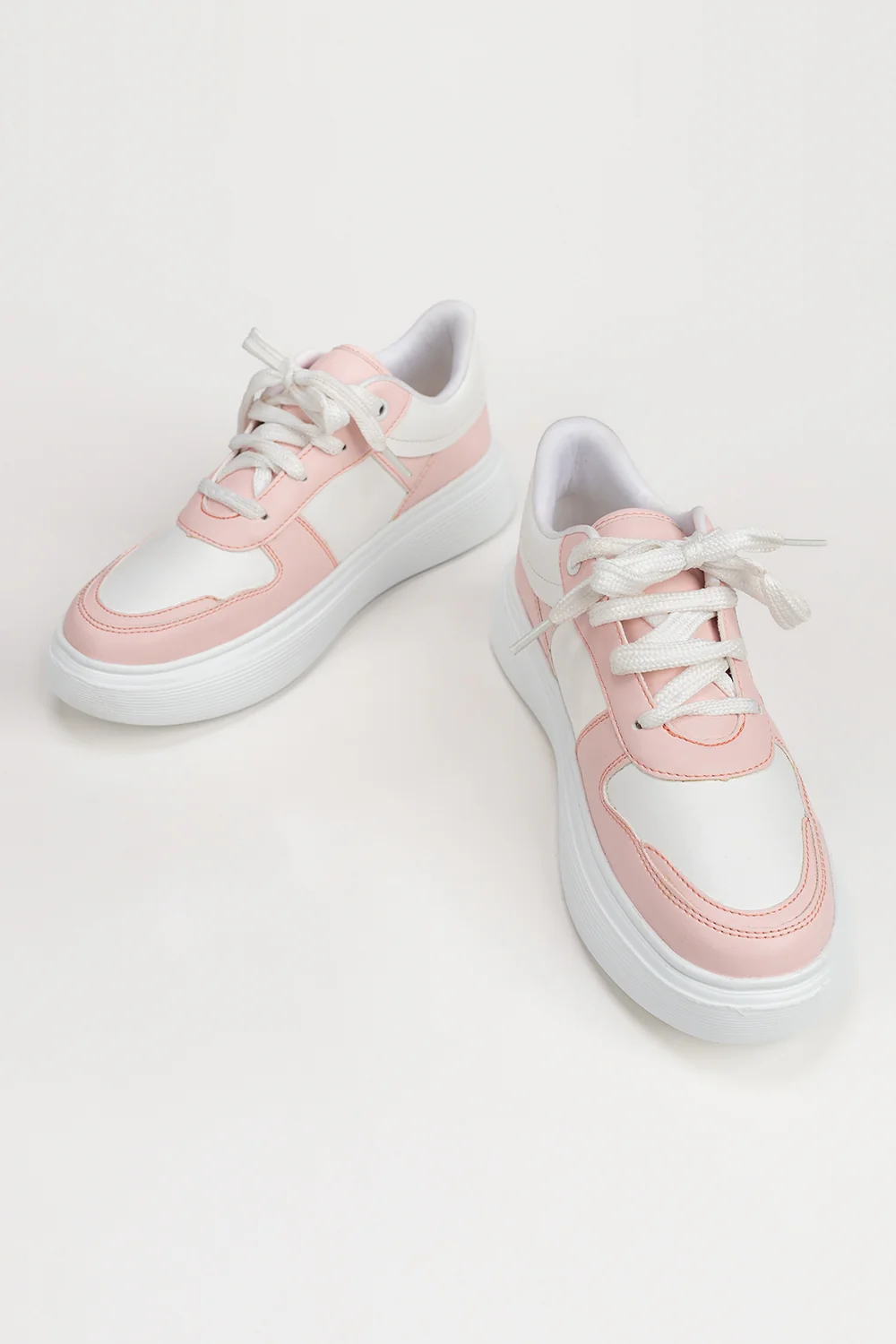 Women Pink White Jogger