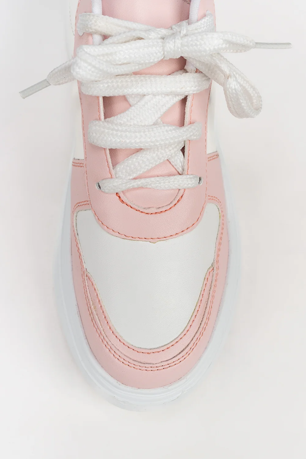 Women Pink White Jogger - Image 3