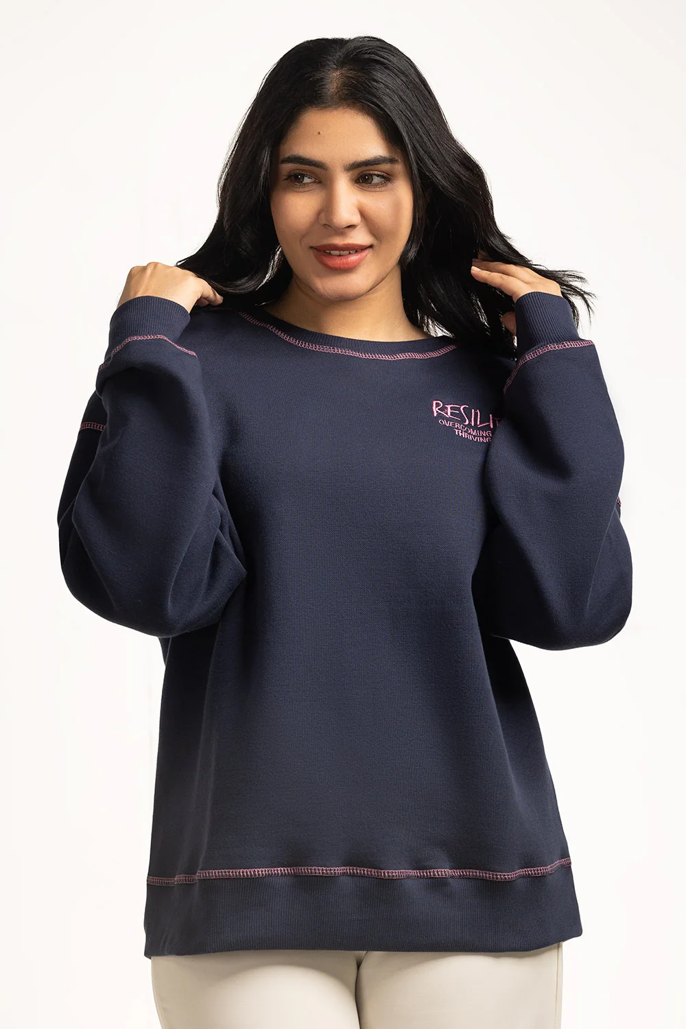 Women Sweet Shirt Loose Fit - Image 2