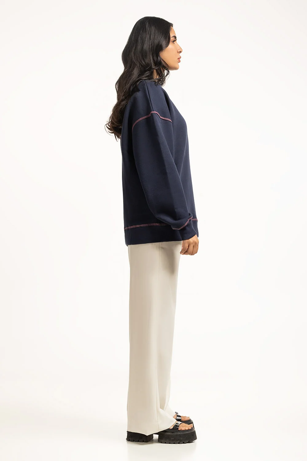 Women Sweet Shirt Loose Fit - Image 3