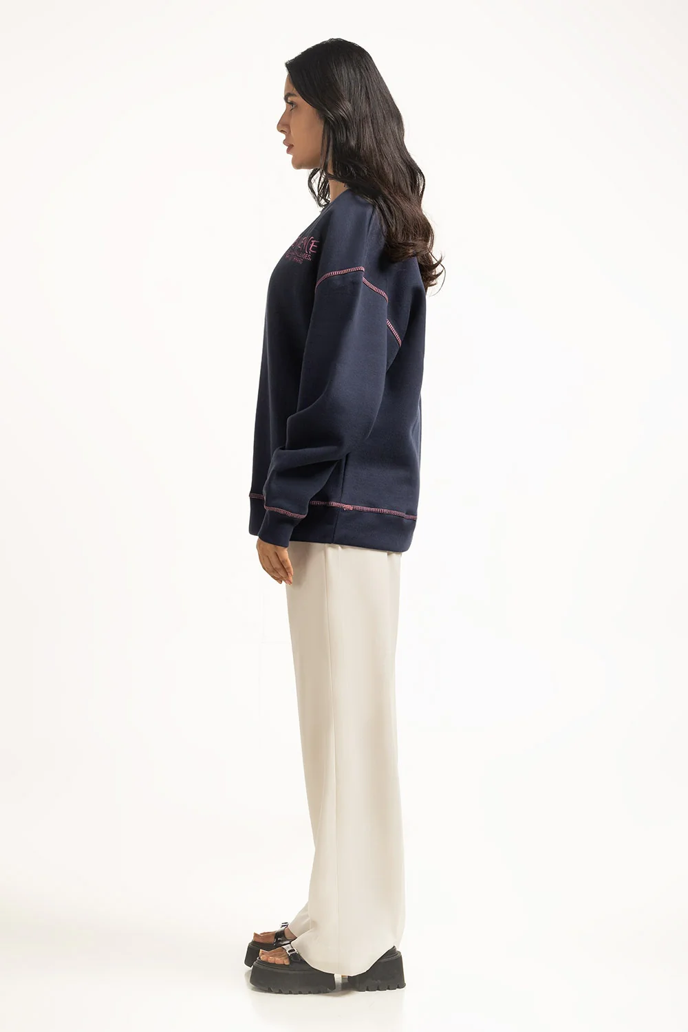 Women Sweet Shirt Loose Fit - Image 4