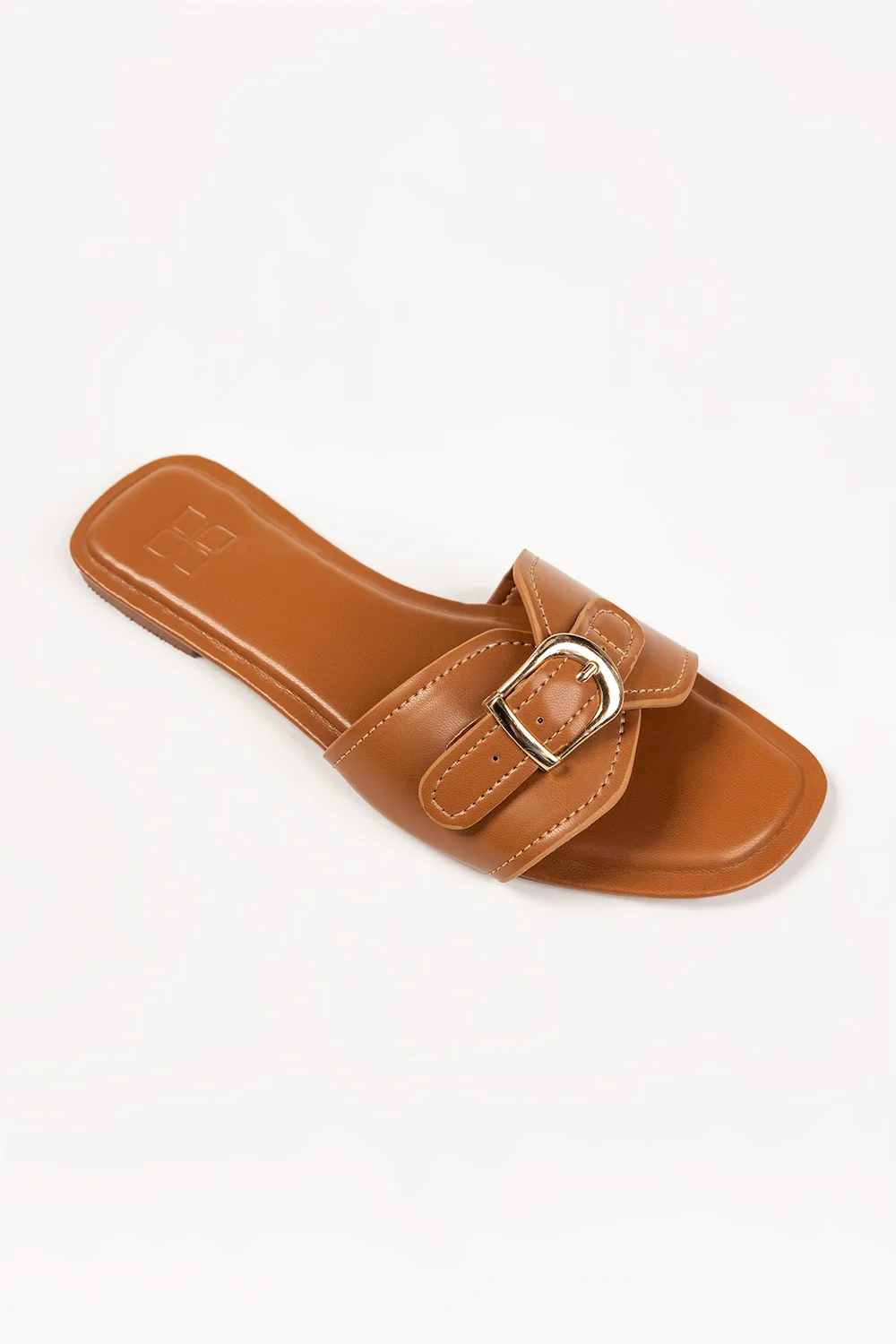 Women Tan Slipper IFS-SLP25-002 - Image 3