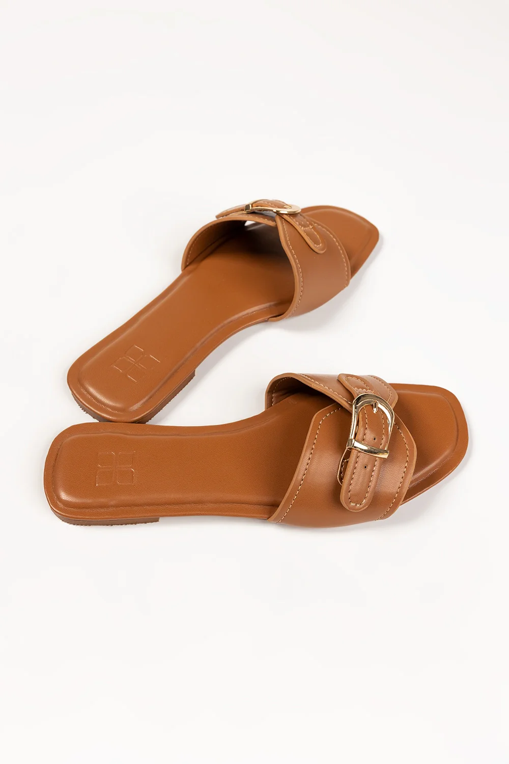 Women Tan Slipper IFS-SLP25-002 - Image 6