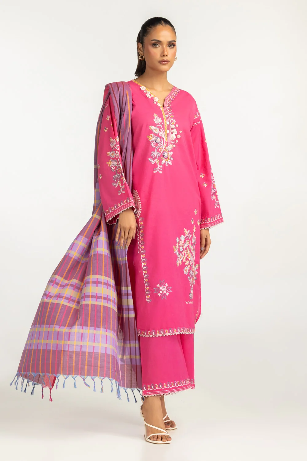 yarn-dyed Dupatta - Image 3