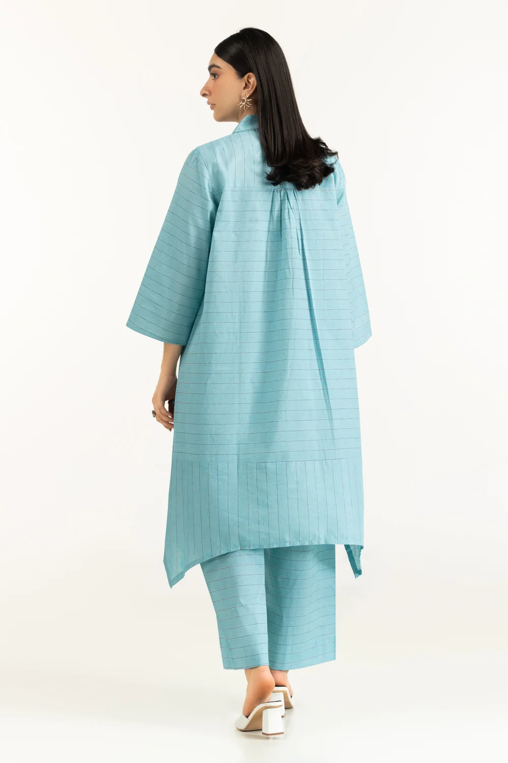 Yarn-dyed Embellished Co-Ord Set - Image 5
