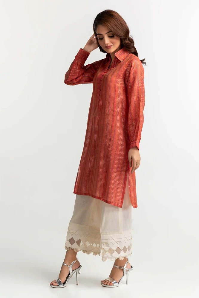 Yarn Dyed Embellished Shirt - Image 3