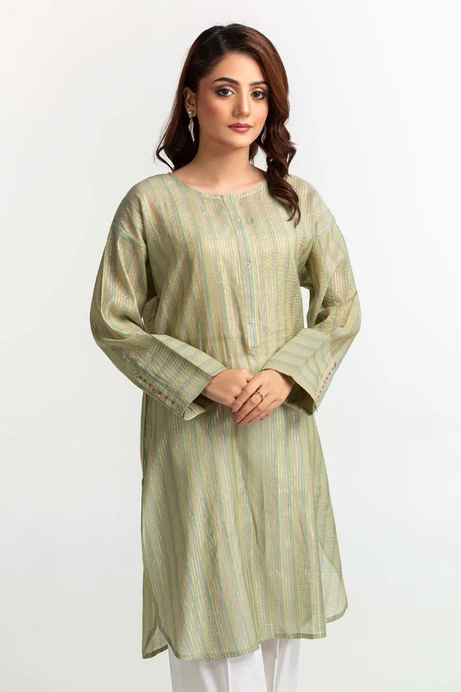 Yarn Dyed Embellished Shirt - Image 2
