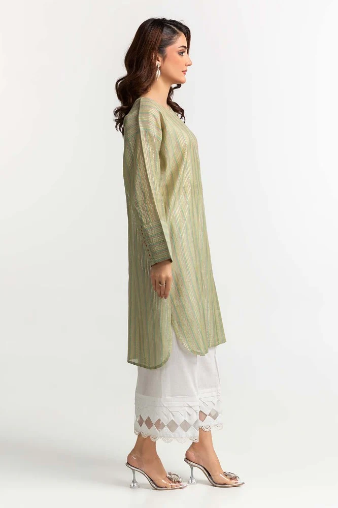 Yarn Dyed Embellished Shirt - Image 3