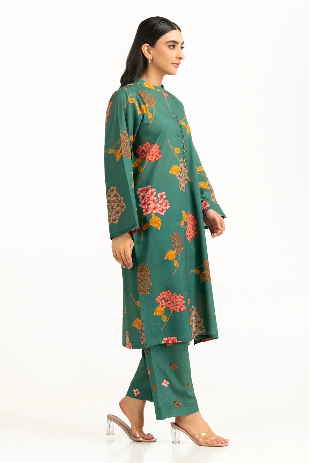 Yarn Lurex Printed Co-Ord Set - Image 3