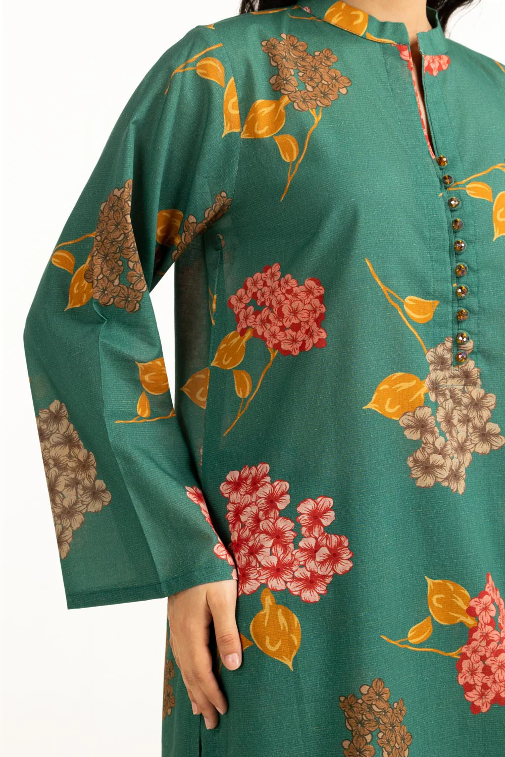 Yarn Lurex Printed Co-Ord Set - Image 5