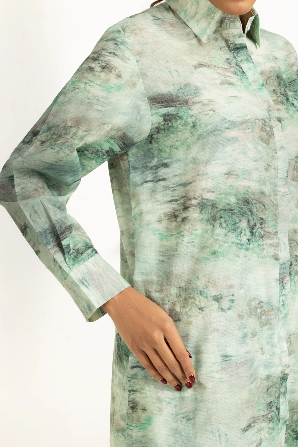 Yarn Lurex Printed Co-Ord Set - Image 2