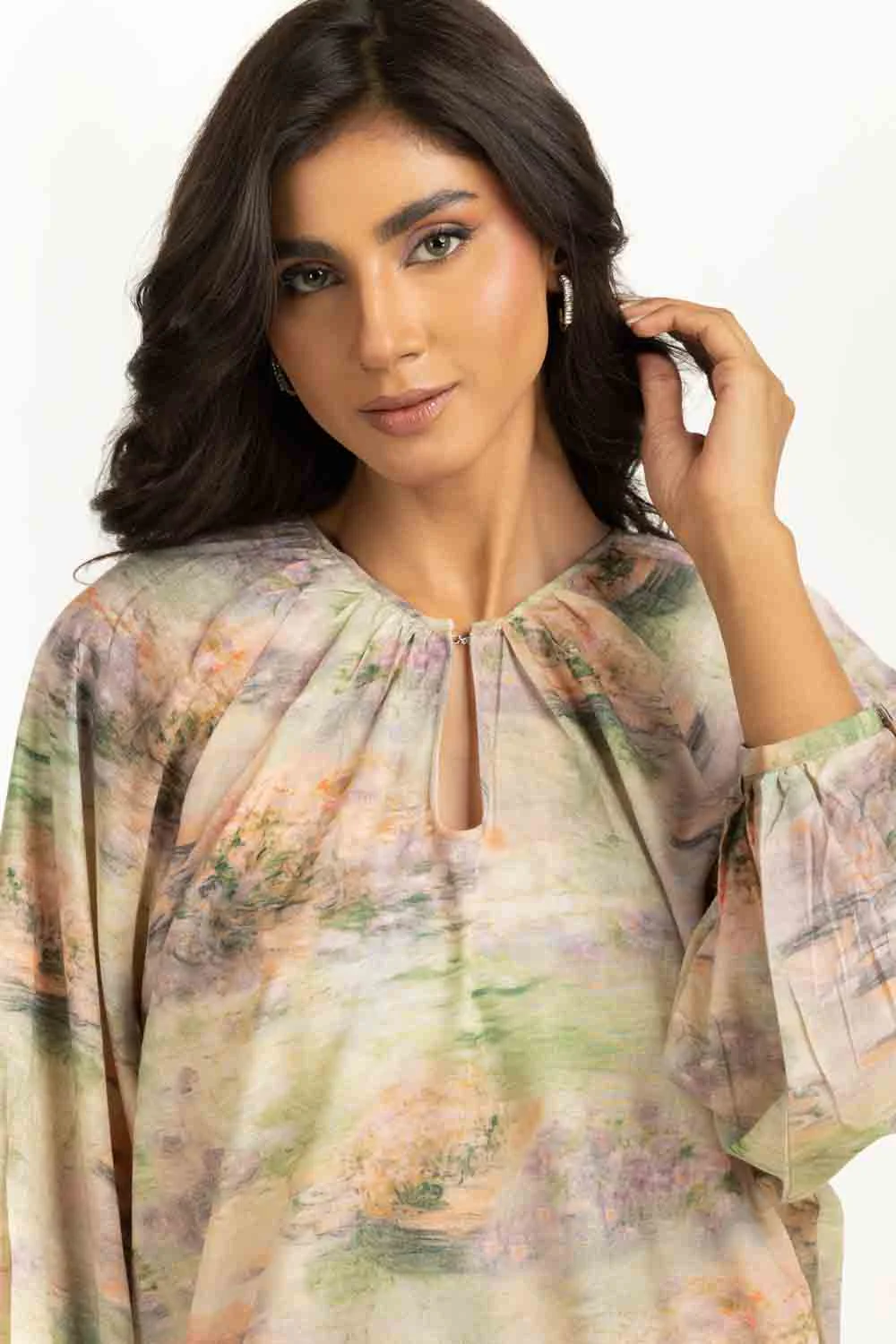 Yarn Lurex Printed Co-Ord Set - Image 3