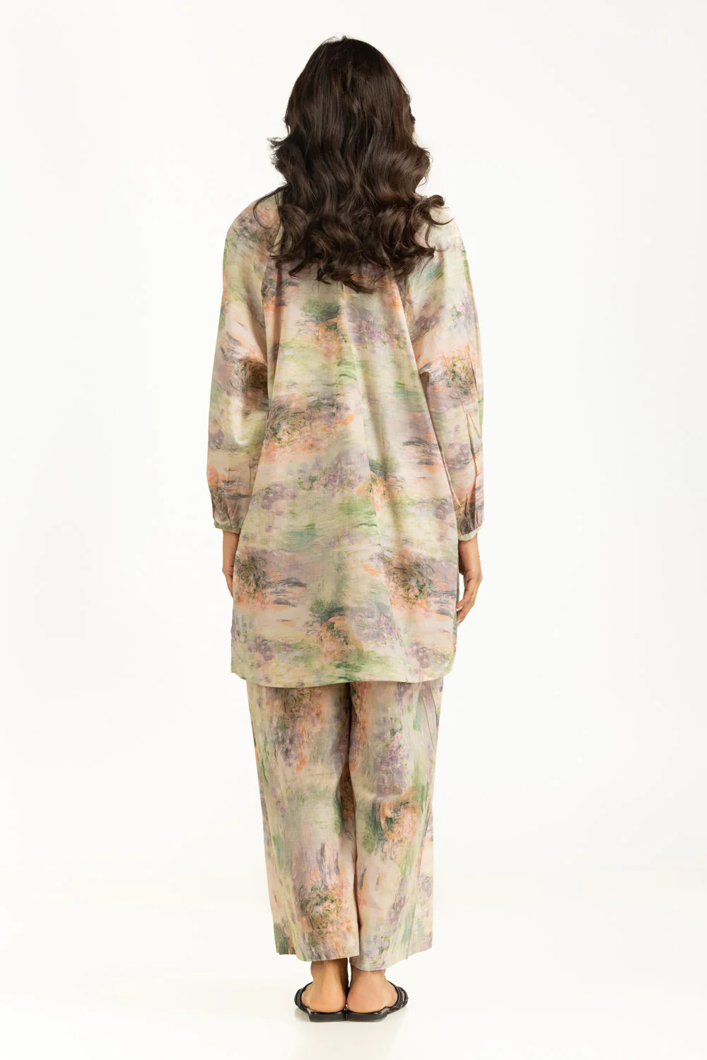 Yarn Lurex Printed Co-Ord Set - Image 4