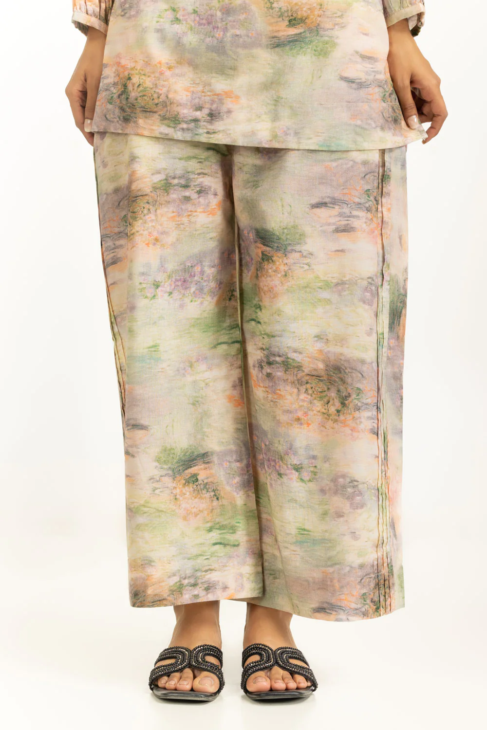 Yarn Lurex Printed Co-Ord Set - Image 5