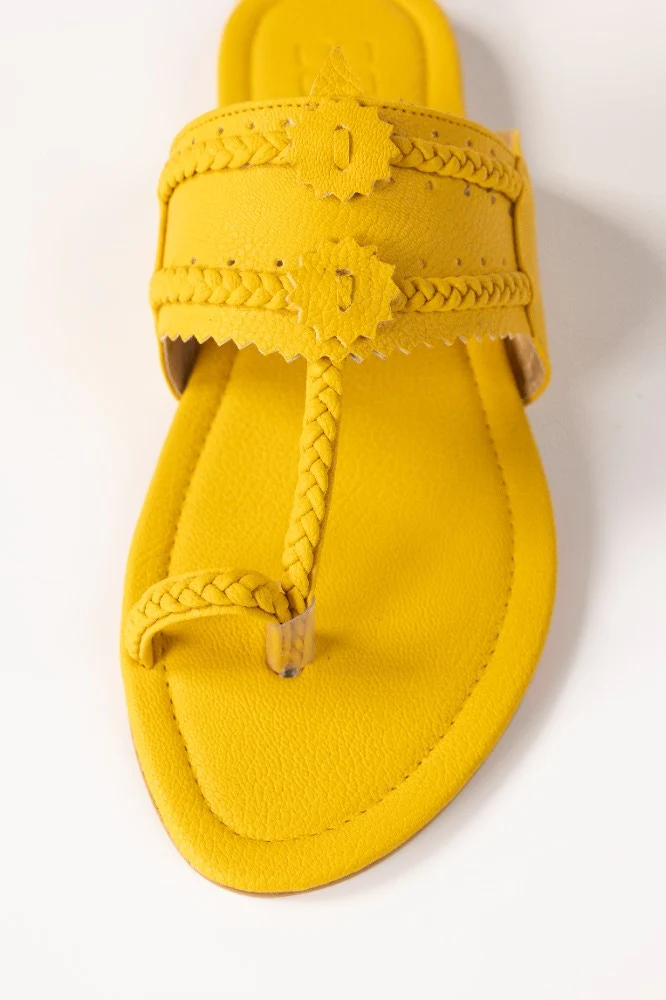 Yellow Kolhapuri - Image 2