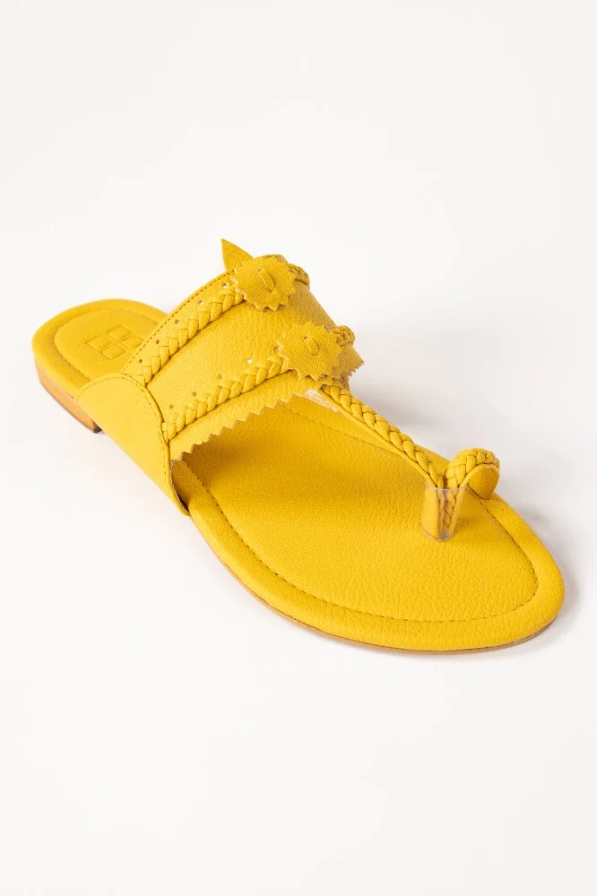 Yellow Kolhapuri - Image 3