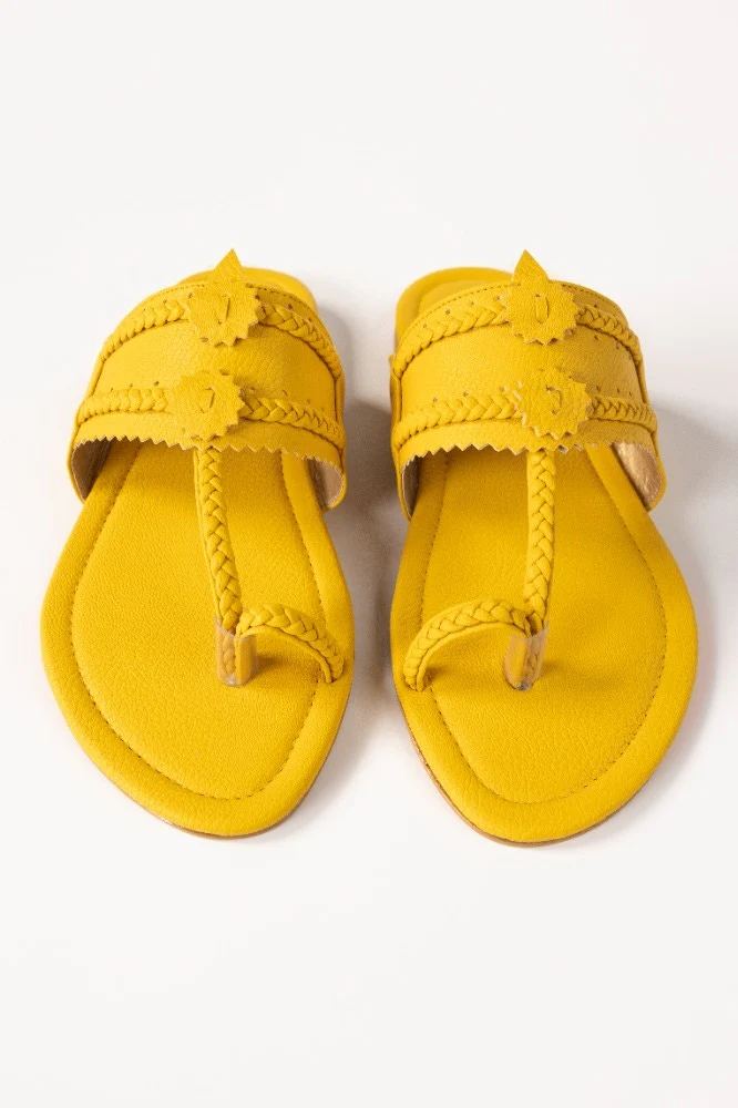 Yellow Kolhapuri - Image 5